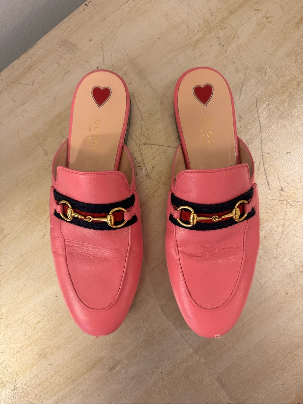Gucci Princetown Slippers in Pink - Picture 3 of 12